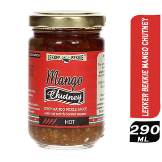 Lekker Bekkie Mango Pickle Sauce Hot 290 Ml