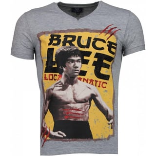 Bruce Lee Hunter - T-Shirt - Grijs