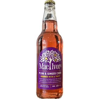 Mac Ivors Plum & Ginger Irish Cider 500ml