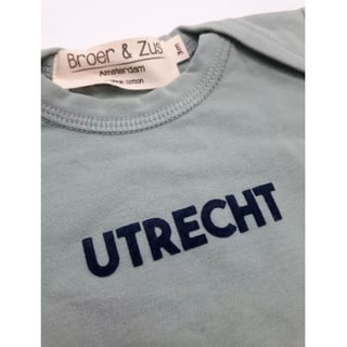 Broer & Zus - Romper Utrecht Blauw/Roze