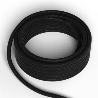 Calex Fabric Cable 2X0,75Qmm 3M Black, Max.250V-60W