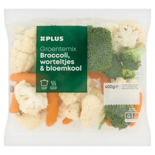 PLUS Groentemix Broccoli Wortel Bloemkool