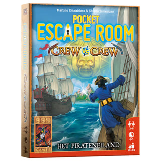 999 Games Escape Room Pocket Breinbreker Crew vs Crew 12+