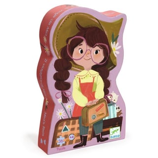 Djeco Silhouet Puzzel Mia's Reis