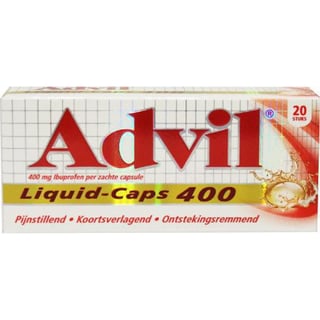 Advil Reliva Liq Caps 400 Uad 20ca