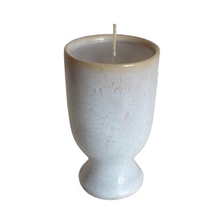 Ceramic Cup Candle - Cup Candle Opal White