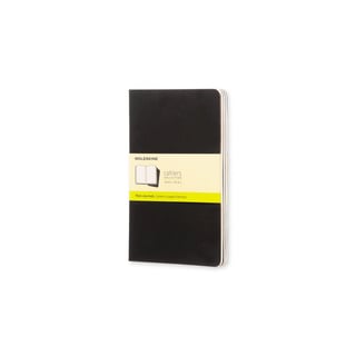 Moleskine Notebook Cahier Large Plain - 13 x 21cm / black