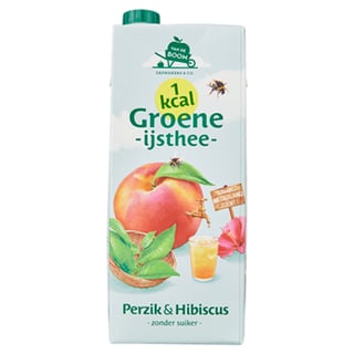 Van De Boom 1Kcal Groene Ijsthee Perzik Hibiscus