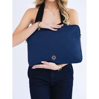 TRASHIOUS Laptophoes Appelleer Donker Blauw