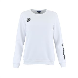 The Indian Maharadja Kota Women Classic Crew Sweater White