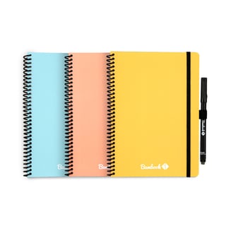 Bambook Soft Cover Erasable Notebook A5 Lined - Yellow