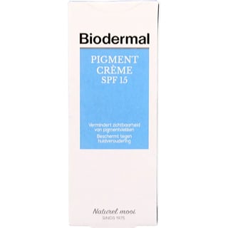 Biodermal Pigment Creme Gezicht/hals 50ml 50