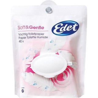 Edet Vochtig Toiletpapier Soft & Gentle - 40 Stuks