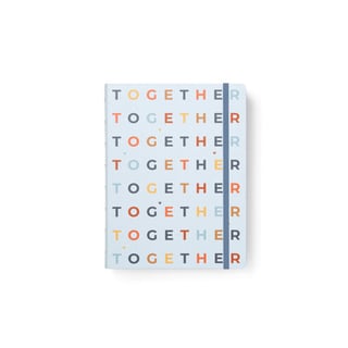 Refillable Hardcover Notebook A5 Lined - Together words