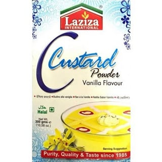 Laziza Custard Powder - Vanilla Flavour 300 Grams