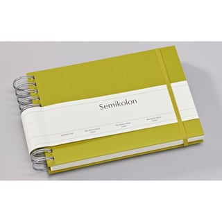 Semikolon Photo Album Mini Mucho Cream - Olive green