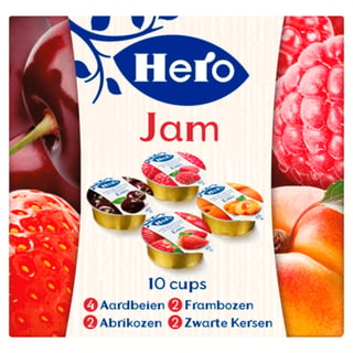 Hero Jam Variatie Cups 10x25g