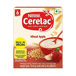 Nestle Cerelac Wheat Apple 300Gr (6 Months)