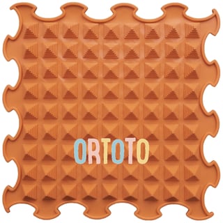 Ortoto Little Pyramids Mat - Kleur: Pumpin Orange