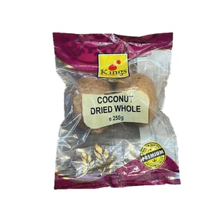 KINGS DRIED COCONUT WHOLE 250 Grams