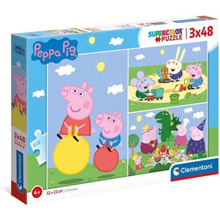 Clementoni Puzzel Peppa 3x48st