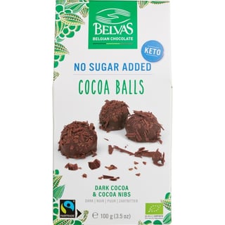 Belvas Cocoa Balls Dark Cocoa & Cocoa Nibs 100g