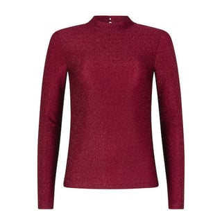 YDENCE Knitted Top Evie Cherry