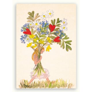 Kaart Bosje Bloemen Dragen