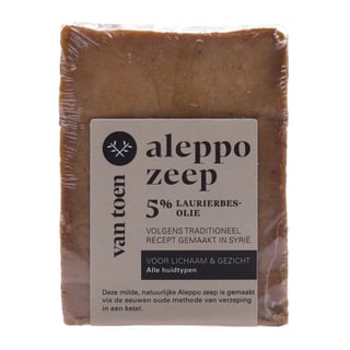 Aleppo zeep 5% laurier