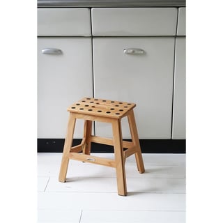 Opvouwbaar Houten Keukentrapje 'James' - Trapje L Hoogte 41cm