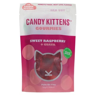 Candy Kittens Sweet Raspberry & Guava 140g