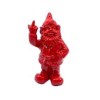 Beeldje Kabouter Fuck You Rood 10cm