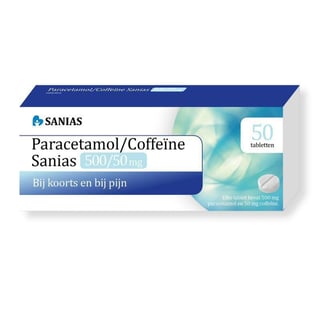 Paracetamol Coff 500/50mg Uad 50tb