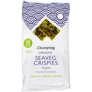 Clearspring Seaveg Crispies Zeewier Crispy 4g *THT 25.11.2022*
