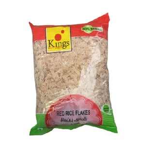 Kings Red Rice Flakes 500 Grams (Poha)