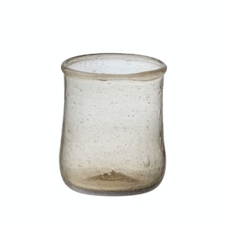 IN DE KLEUROPTAFEL KELDER Bungalow Siesta Belletjesglas Smoke 110 Ml / Waxinelichthouder