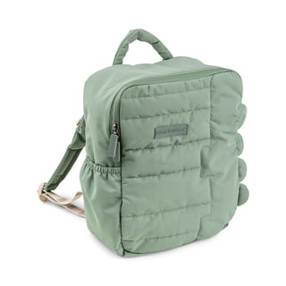 Quilted Kids Backpack Croco Green