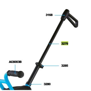 Bovendeel Handlebar Black Trike Xl (3279)