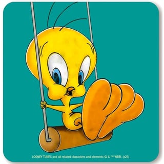 Looney Tunes - Coaster - Onderzetter - Tweety on Swing