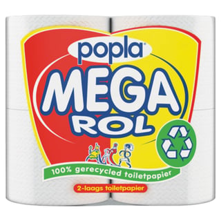 Popla Toiletpapier 2 Laags Recycled