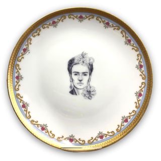 Vintage Bloemen Bord Small - Frida Kahlo