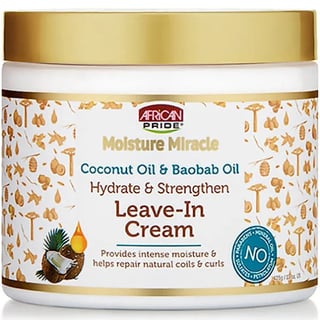 African Pride Moisture Miracle Coconut Oil & Baobab Oil Leave-In Cream 443GR
