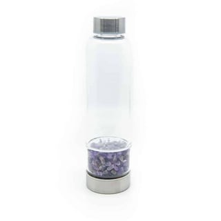 Water Bottle Gemstone Amethyst