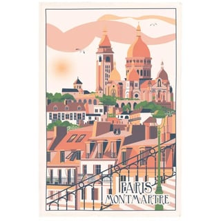 Theedoek Village Montmartre Ecru 48 x 72