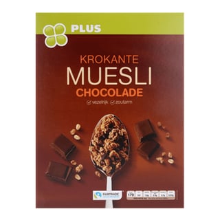 PLUS Krokante Muesli Chocolade