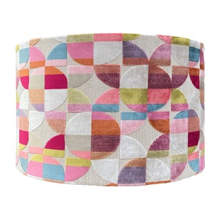 Lampenkap Patch Multicolor Velours 45x30cm