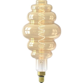 Calex Xxl Paris Led Lamp 220-240V 6W 350Lm E27 Ls200, Gold 2200K Dimmable, Energy Label A