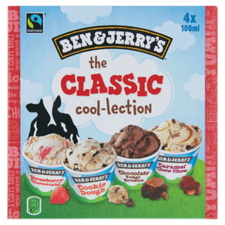 Ben&Jerry's The Classic Cool-Lection 4x100ML Fair