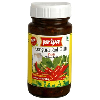 Priya Gongura Red Chilli Pickle 300Gr