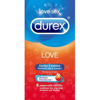 Durex Condooms - Love 6 Stuks